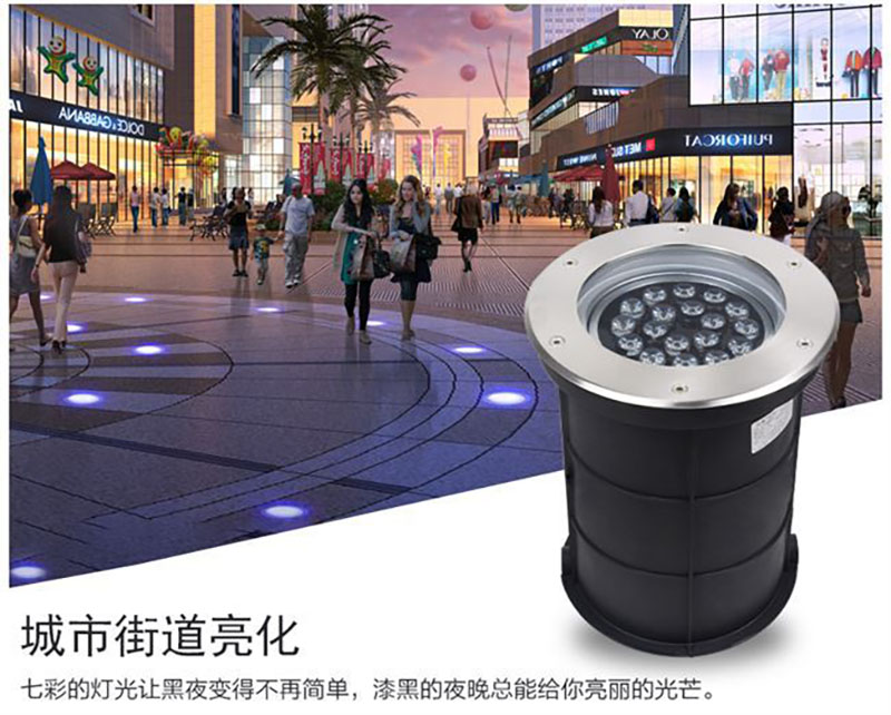LED可調節地埋燈