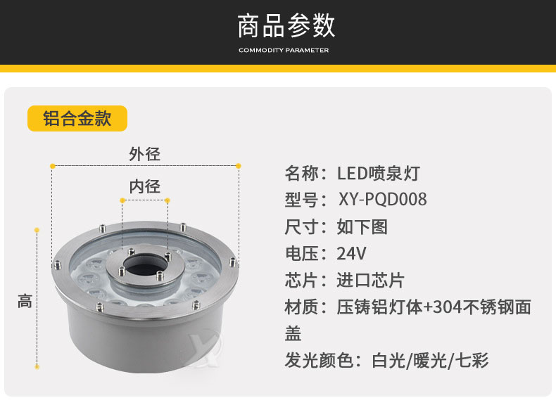 LED噴泉燈